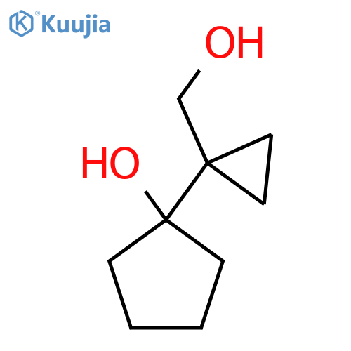 1-1-(hydroxymethyl)cyclopropylcyclopentan-1-ol structure