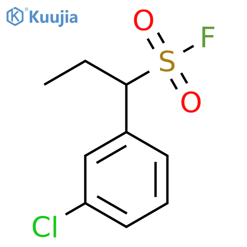 1-(3-chlorophenyl)propane-1-sulfonyl fluoride structure