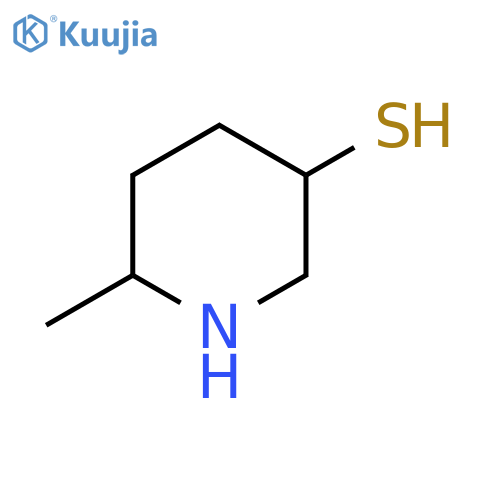 6-methylpiperidine-3-thiol structure