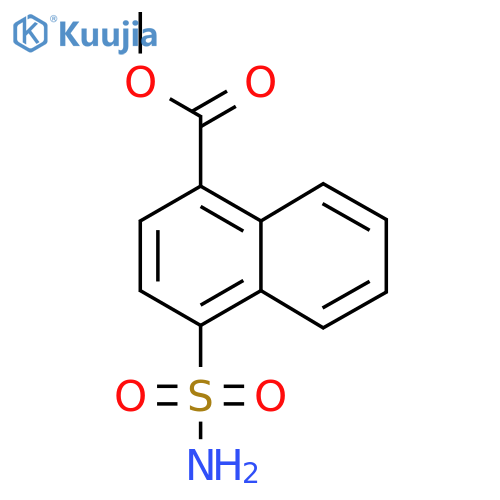 methyl 4-sulfamoylnaphthalene-1-carboxylate structure