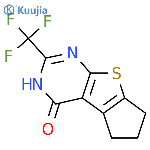 10-(trifluoromethyl)-7-thia-9,11-diazatricyclo6.4.0.0,2,6dodeca-1(8),2(6),9-trien-12-one structure