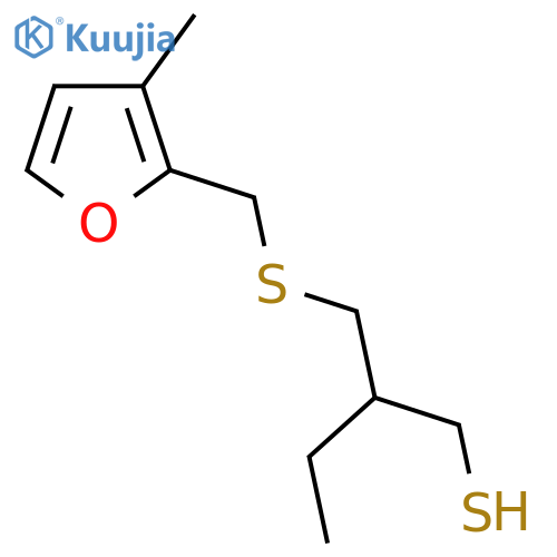 2-({(3-methylfuran-2-yl)methylsulfanyl}methyl)butane-1-thiol structure