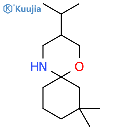 8,8-dimethyl-3-(propan-2-yl)-1-oxa-5-azaspiro5.5undecane structure