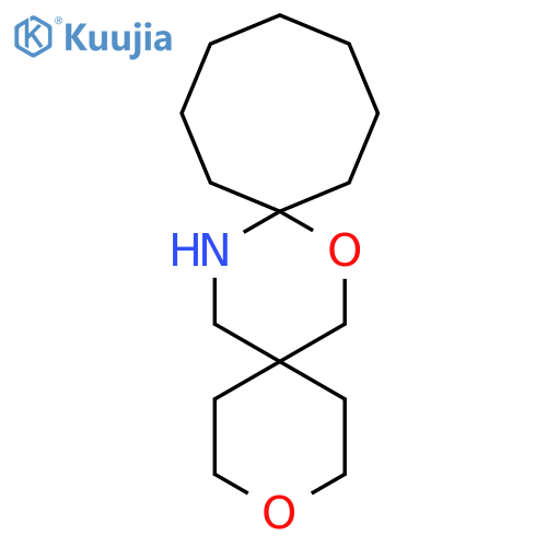 3,8-dioxa-17-azadispiro5.2.7^{9}.2^{6}octadecane structure