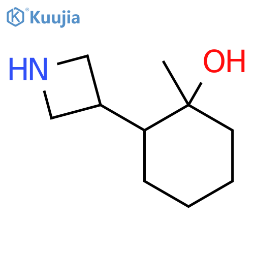 2-(azetidin-3-yl)-1-methylcyclohexan-1-ol structure