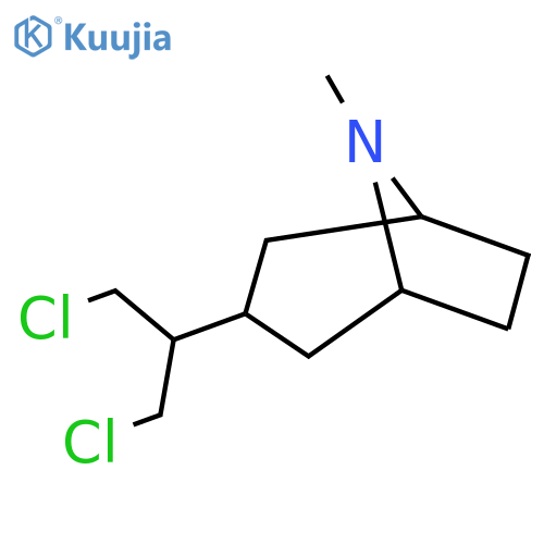 3-(1,3-dichloropropan-2-yl)-8-methyl-8-azabicyclo3.2.1octane structure