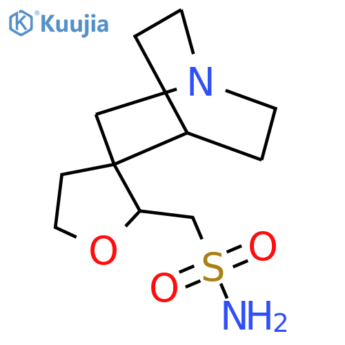 {4-azaspirobicyclo2.2.2octane-2,3'-oxolane-2'-yl}methanesulfonamide structure