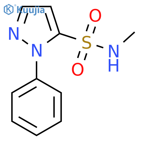 N-methyl-1-phenyl-1H-pyrazole-5-sulfonamide structure