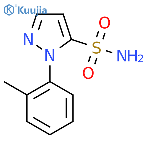 1-(2-methylphenyl)-1H-pyrazole-5-sulfonamide structure