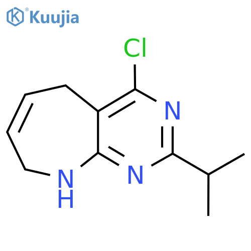 4-chloro-2-(propan-2-yl)-5H,8H,9H-pyrimido4,5-bazepine structure