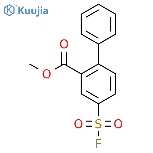 methyl 5-(fluorosulfonyl)-2-phenylbenzoate structure