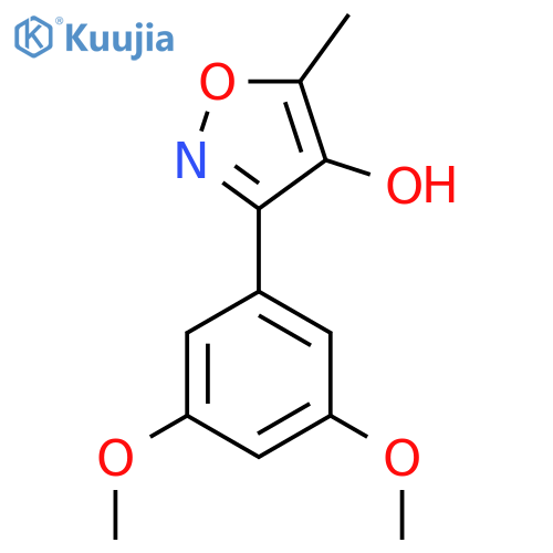 3-(3,5-dimethoxyphenyl)-5-methyl-1,2-oxazol-4-ol structure