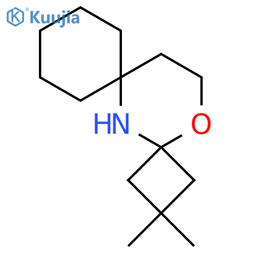 2,2-dimethyl-14-oxa-5-azadispiro3.1.5^{6}.3^{4}tetradecane structure