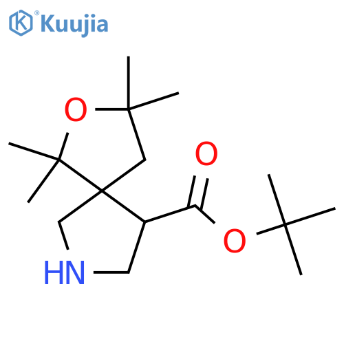 tert-butyl 1,1,3,3-tetramethyl-2-oxa-7-azaspiro4.4nonane-9-carboxylate structure
