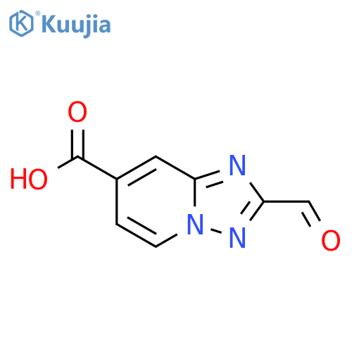 2-formyl-1,2,4triazolo1,5-apyridine-7-carboxylic acid structure
