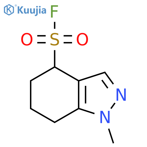 1-methyl-4,5,6,7-tetrahydro-1H-indazole-4-sulfonyl fluoride structure