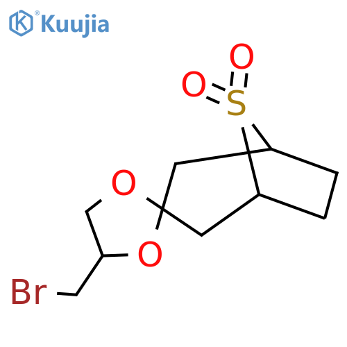 4'-(bromomethyl)-8lambda6-thiaspirobicyclo3.2.1octane-3,2'-1,3dioxolane-8,8-dione structure