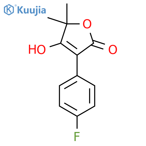 3-(4-Fluorophenyl)-4-hydroxy-5,5-dimethyl-2,5-dihydrofuran-2-one structure