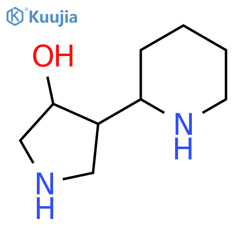 4-(piperidin-2-yl)pyrrolidin-3-ol structure