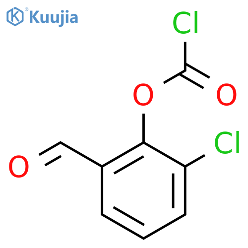 2-chloro-6-formylphenyl chloroformate structure