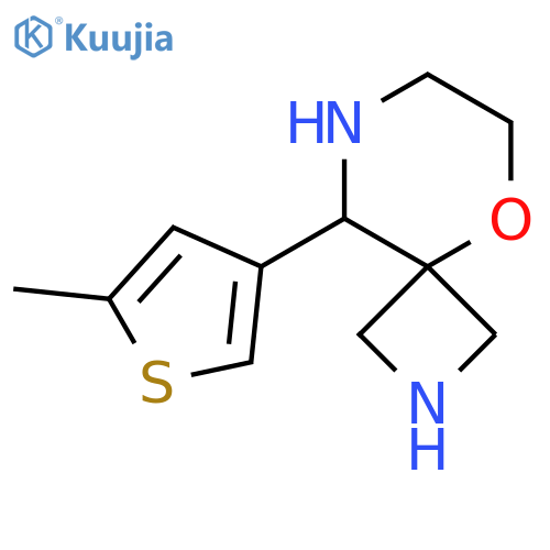 9-(5-methylthiophen-3-yl)-5-oxa-2,8-diazaspiro3.5nonane structure