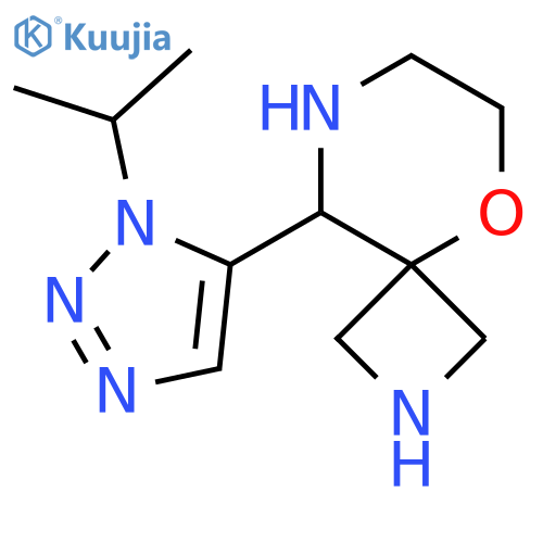 9-1-(propan-2-yl)-1H-1,2,3-triazol-5-yl-5-oxa-2,8-diazaspiro3.5nonane structure