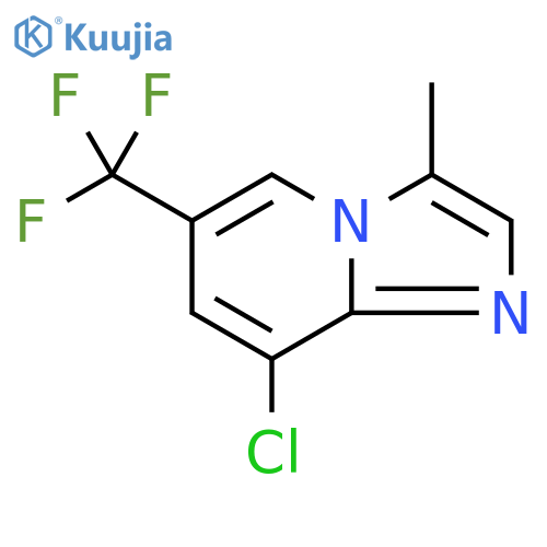 8-chloro-3-methyl-6-(trifluoromethyl)imidazo1,2-apyridine structure