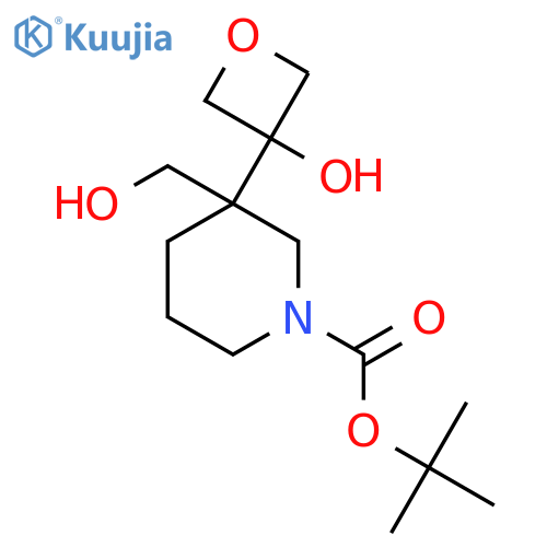 tert-butyl 3-(hydroxymethyl)-3-(3-hydroxyoxetan-3-yl)piperidine-1-carboxylate structure