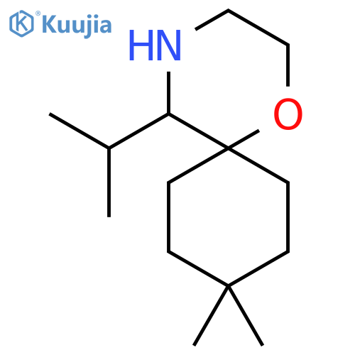 9,9-dimethyl-5-(propan-2-yl)-1-oxa-4-azaspiro5.5undecane structure