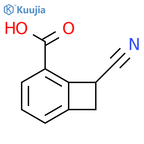 8-cyanobicyclo4.2.0octa-1(6),2,4-triene-2-carboxylic acid structure