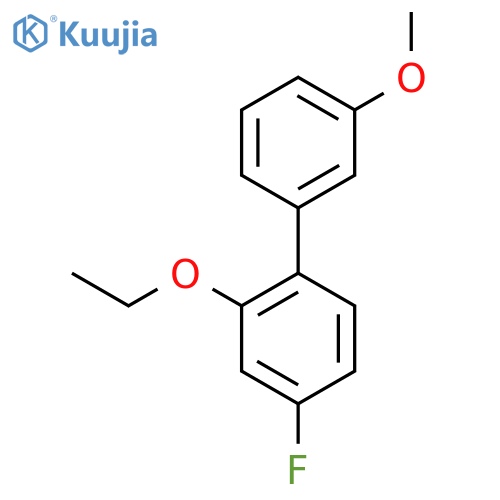 2-ethoxy-4-fluoro-1-(3-methoxyphenyl)benzene structure