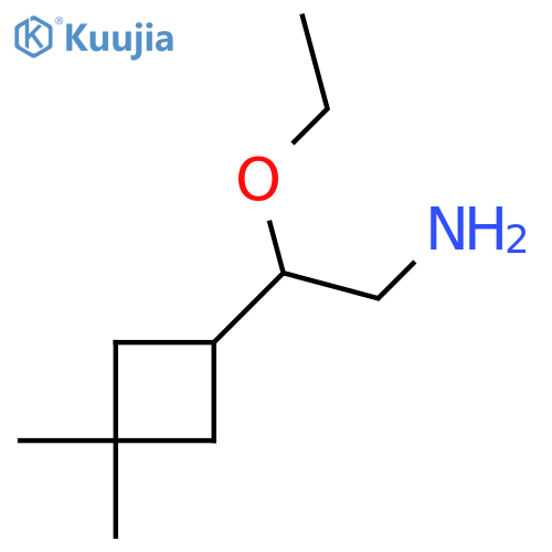 2-(3,3-dimethylcyclobutyl)-2-ethoxyethan-1-amine structure
