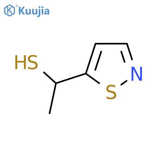 1-(1,2-thiazol-5-yl)ethane-1-thiol structure