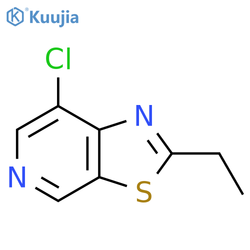 7-chloro-2-ethyl-1,3thiazolo5,4-cpyridine structure