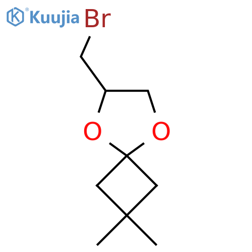 6-(bromomethyl)-2,2-dimethyl-5,8-dioxaspiro3.4octane structure