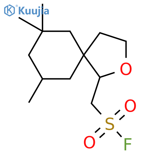 {7,7,9-trimethyl-2-oxaspiro4.5decan-1-yl}methanesulfonyl fluoride structure