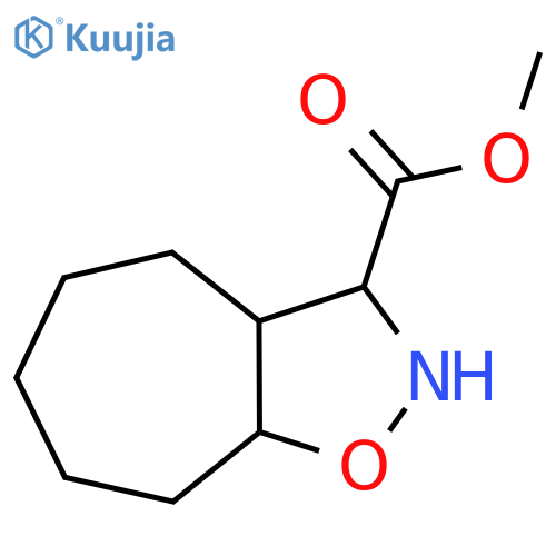methyl octahydro-2H-cycloheptad1,2oxazole-3-carboxylate structure