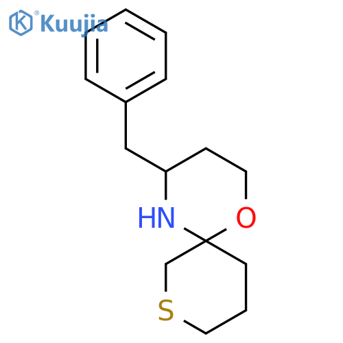 4-benzyl-1-oxa-8-thia-5-azaspiro5.5undecane structure