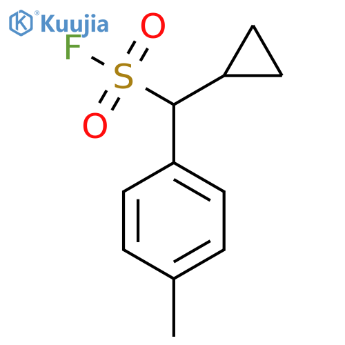 cyclopropyl(4-methylphenyl)methanesulfonyl fluoride structure