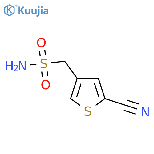 (5-cyanothiophen-3-yl)methanesulfonamide structure