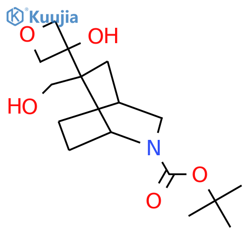 tert-butyl 6-(hydroxymethyl)-6-(3-hydroxyoxetan-3-yl)-2-azabicyclo2.2.2octane-2-carboxylate structure