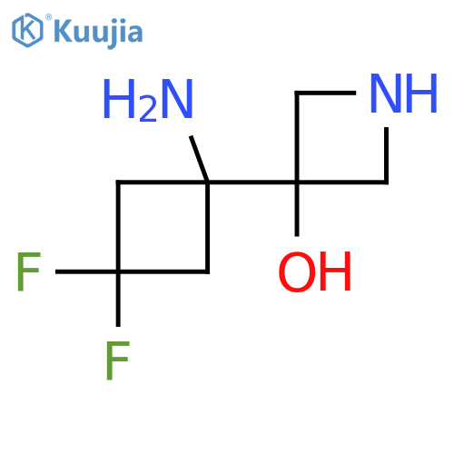 3-(1-Amino-3,3-difluorocyclobutyl)azetidin-3-ol structure