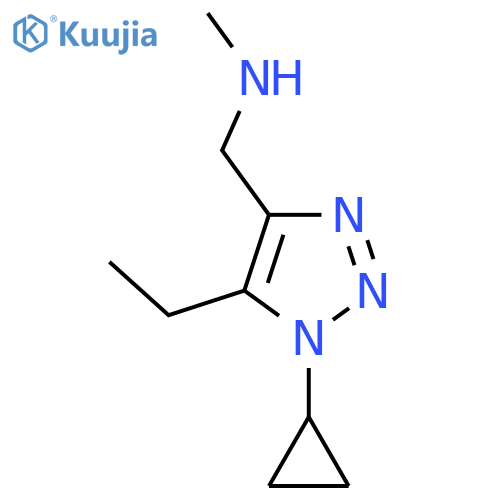(1-cyclopropyl-5-ethyl-1H-1,2,3-triazol-4-yl)methyl(methyl)amine structure