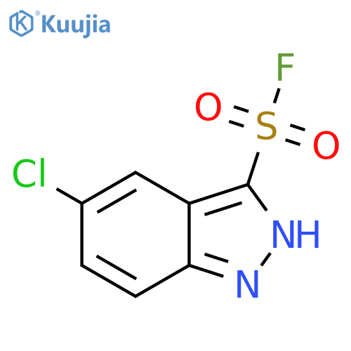 5-chloro-1H-indazole-3-sulfonyl fluoride structure