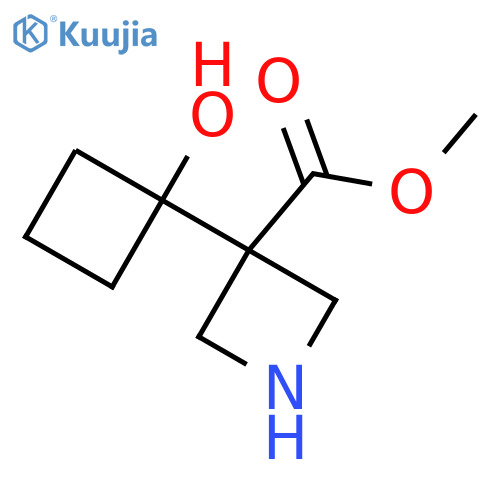 methyl 3-(1-hydroxycyclobutyl)azetidine-3-carboxylate structure