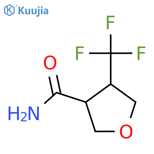 4-(trifluoromethyl)oxolane-3-carboxamide structure