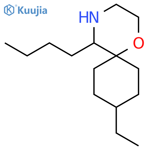 5-butyl-9-ethyl-1-oxa-4-azaspiro5.5undecane structure