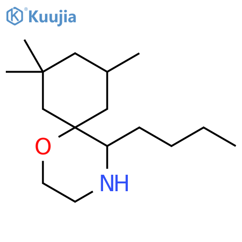 5-butyl-8,8,10-trimethyl-1-oxa-4-azaspiro5.5undecane structure