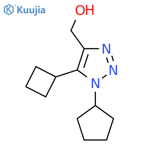 (5-cyclobutyl-1-cyclopentyl-1H-1,2,3-triazol-4-yl)methanol structure