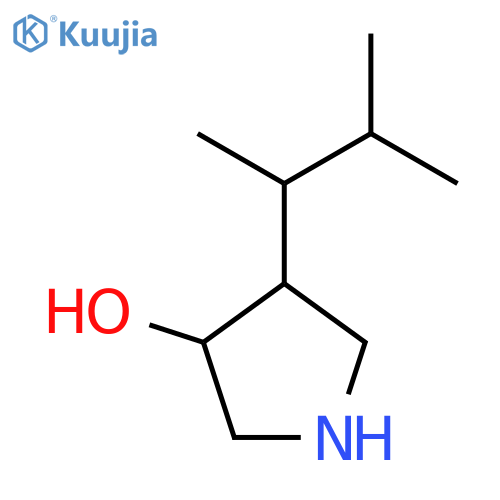 4-(3-Methylbutan-2-yl)pyrrolidin-3-ol structure